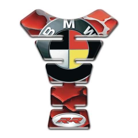 BMW Tank Pad Protector Stylish Red Design RR Style 