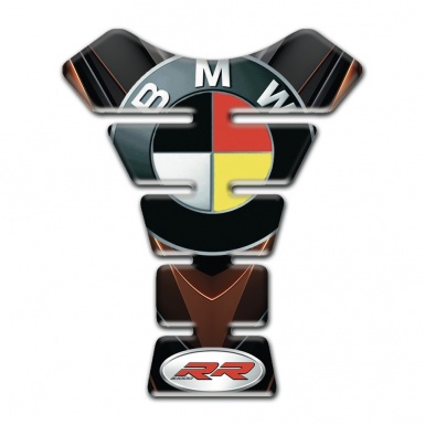 BMW RR Tank Guard Pads Brown Color Motive 