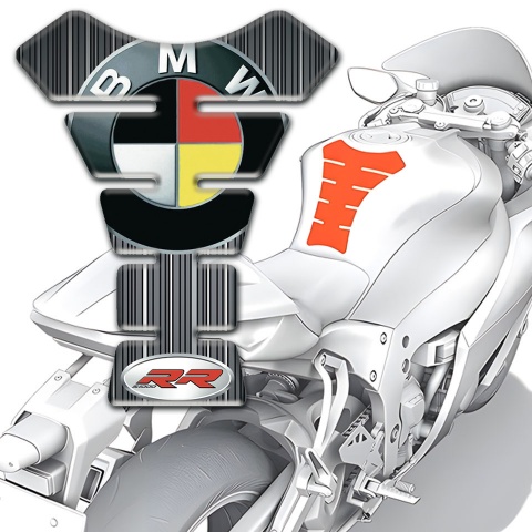 BMW Tank Pad Protector Stripes Design 