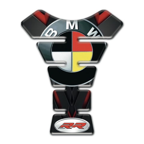 BMW Tank Pad Protector Logo with German Flag Motive 
