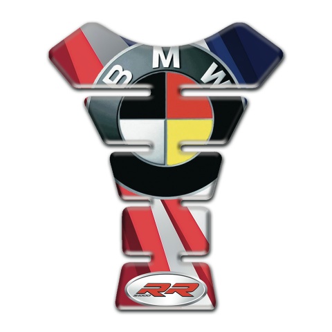 BMW RR Center Tank Protector with German Flag Logo Style 