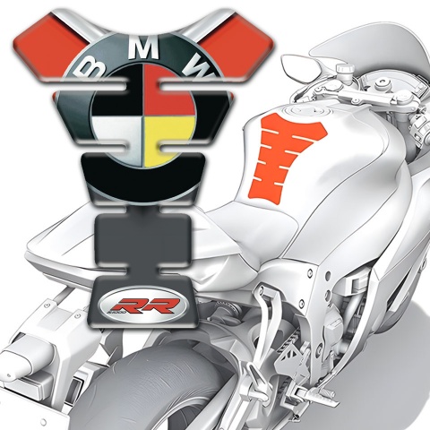 BMW Silicone Sticker Tank Guard Pads RR Design 