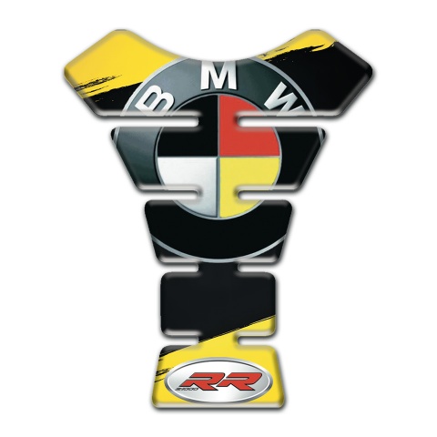 BMW RR Tank Protector Yellow Black Fragments Edition 