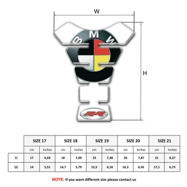BMW Tank Protector White Base RR Edition 