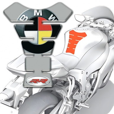 BMW Tank Pad Protector Greyprint RR Style 
