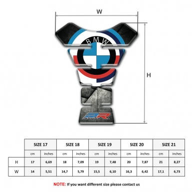 BMW RR Version Tank Fuse New Logo style 