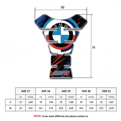 BMW RR Style Tank Protector Stylish Base Design 