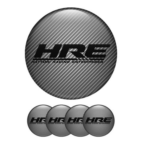 HRE Wheel Center Caps Emblem Carbon Print