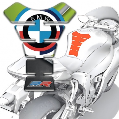 BMW RR Tank Fuse Green Base motif Round Logo Style 