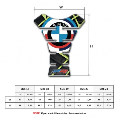 BMW RR Version Tank Protector Best Vision 