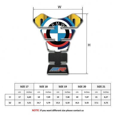 BMW RR High End Tank Fuse Stylish Decoration 