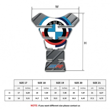 BMW  Tank Fuse Diagonal Prnaments Design 
