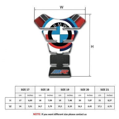 BMW Tank Pad Protector Center RR Version High-Quality Style 