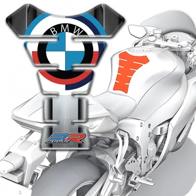 BMW Tank Pad Protector RR Version High-Quality Round logo Design 