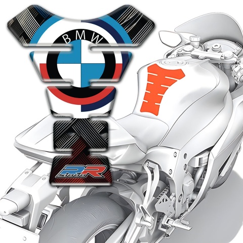 BMW Silicone Sticker Tank Fuse High End Decoration 