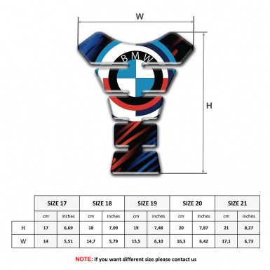 BMW Tank Guard Pads High End RR Version Racing Edition 