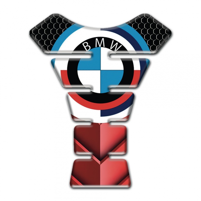 BMW Tank Protector New Logo Red Black Details Base 