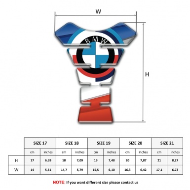 BMW Tank Guard Pads Colorful Model