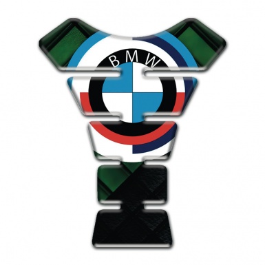BMW Motorcycle Anti Slip Sticker Tank Protector Round logo Design 