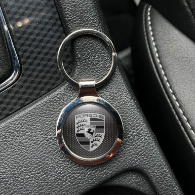 Porsche Logo Keychain Metal Stylish Design