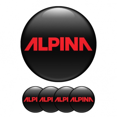 BMW Alpina Domed Stickers Wheel Center Cap