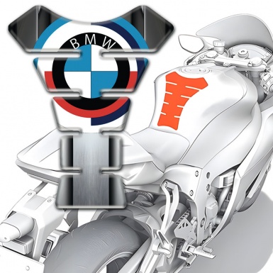 BMW Tank Pad Protector Metal Effect Decoration 