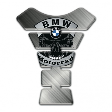 BMW Motorrad  Tank Protector polished Base Skull logo 