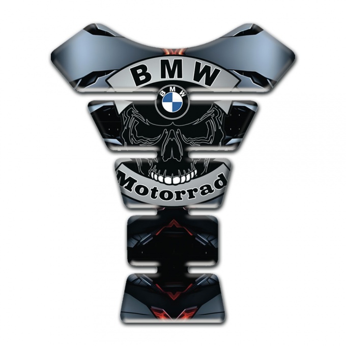 BMW Motorrad High End Tank Protector with Skull Logo Design 