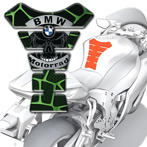 BMW Motorrad Anti Slip Sticker Tank Guard Pads green patterns Design 