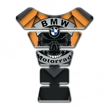 BMW Tank Pad Protector Motorrad Style Orange Blacck Base 