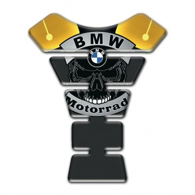 BMW Tank Fuse Motorrad Edition Yellow Black Background 