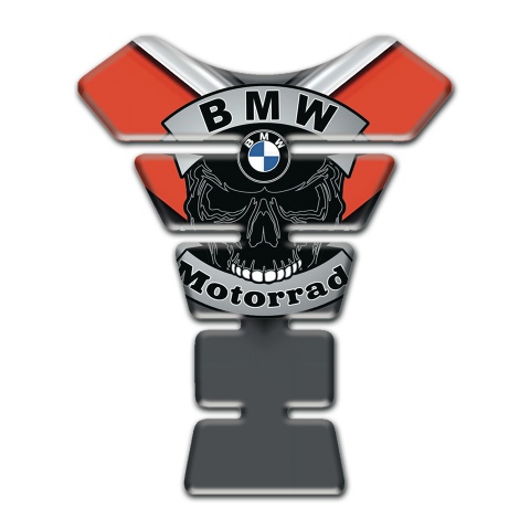 BMW Tank Pad Protector Motorcycle Motorrad Style Racing Edition Skull Logo 
