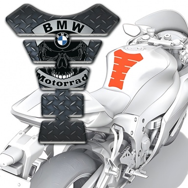 BMW Tank Fuse Skull Logo Style Rough surface Base Effect