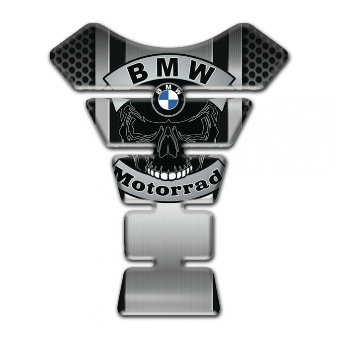 BMW Motorrad Tank Pad Protector Premium Quality Skull logo Version 