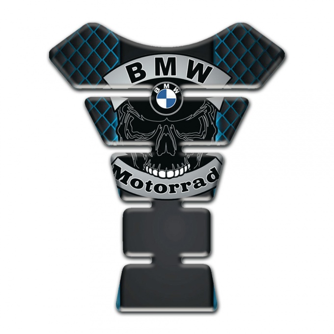 BMW Motorrad Tank Fuse Skull logo Neon Mesh Motive 