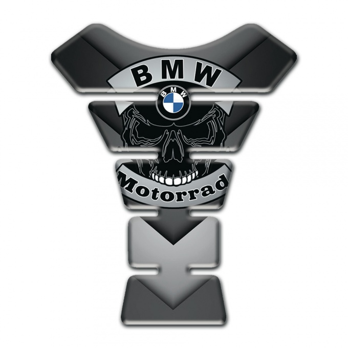BMW Tank Fuse Stylish Anti Slip Sticker Skull Logo Motorrad Type 