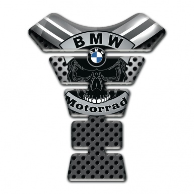 BMW High End High-Quality  Motorbike Tank Pad Skull Logo pattern 