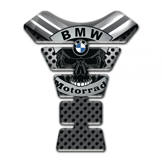 BMW High End High-Quality  Motorbike Tank Pad Skull Logo pattern 