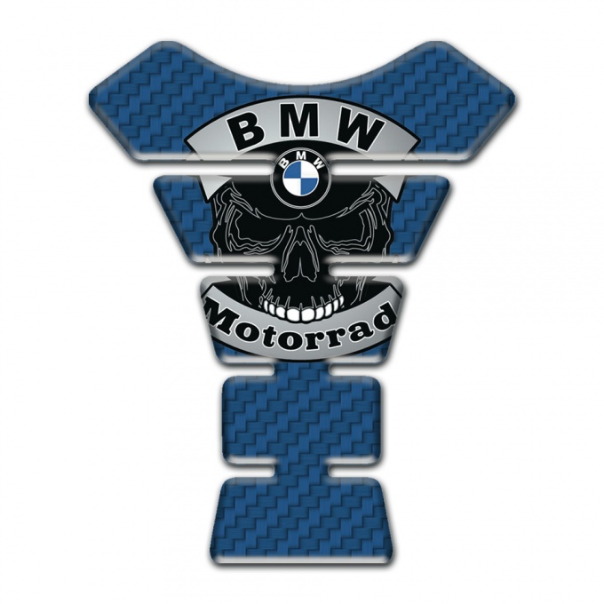 BMW Tank Protector Motorrad Edition Navy Blue Carbon Base 
