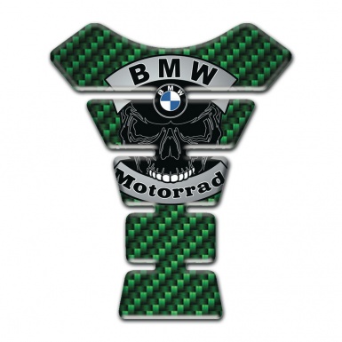 BMW Tank Fuse Motorrad Style Green carbon Base 