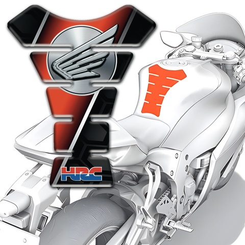 Honda HRC Tank Guard Pads Anti Slip Sticker High End Edition 