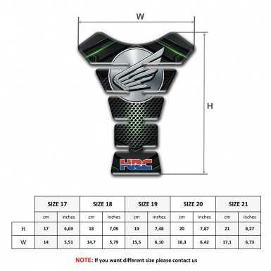 Honda Motorbike Tank Pad High-Quality  Vision HRC Edition 