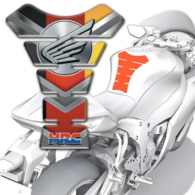 Honda Tank Pad Protector Multicolored Base HRC Style 