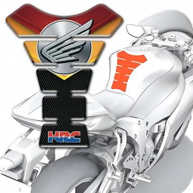 Honda Tank Pad Motorbike Fly Logo Style HRC Edition 