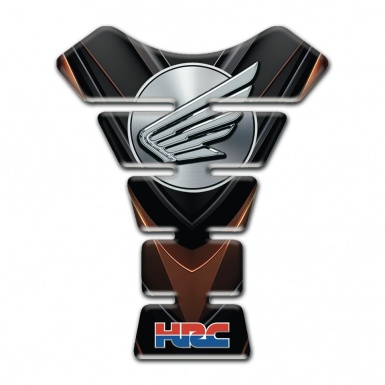 Honda Tank Guard Pads HRC Version Black brown base 
