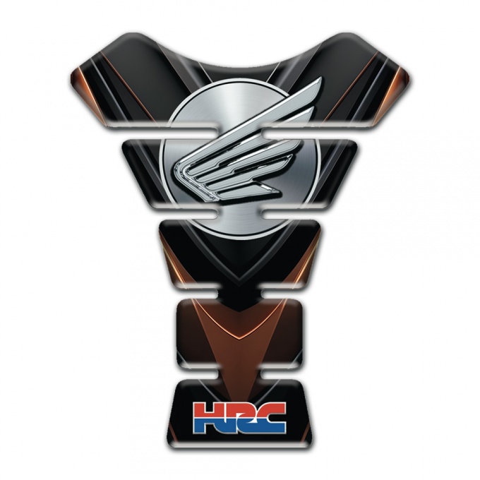 Honda Tank Guard Pads HRC Version Black brown base 