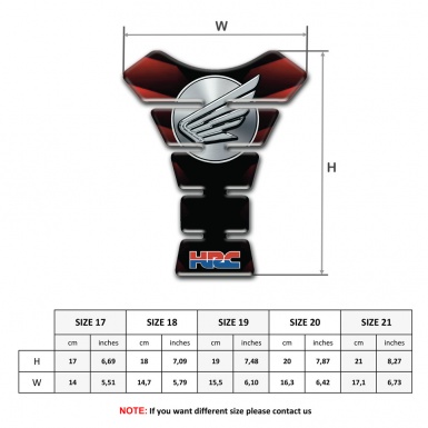 Honda Tank Protector Rede Black Nuance Design 