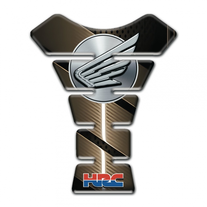 Honda Tank Pad Motorbike HRC Style Bronze Design 