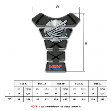 Honda Tank Protector High End HRC Design 