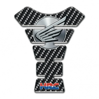Honda Tank Guard Pads Grey Black Fabre Design HRC style 
